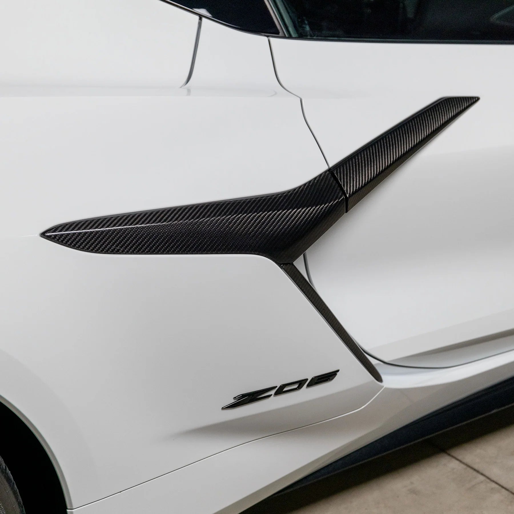 Racing Sport Concepts Side Intake Vents | Carbon Fiber | Corvette C8 Z06 & E-Ray