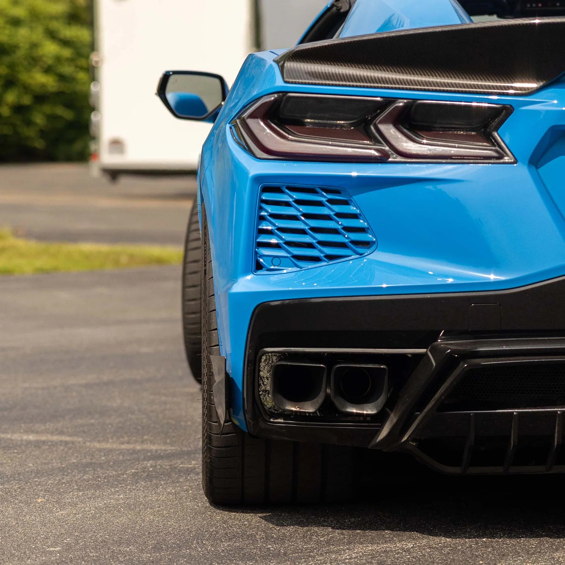Racing Sport Concepts Rear Canards | Carbon Fiber | Corvette C8