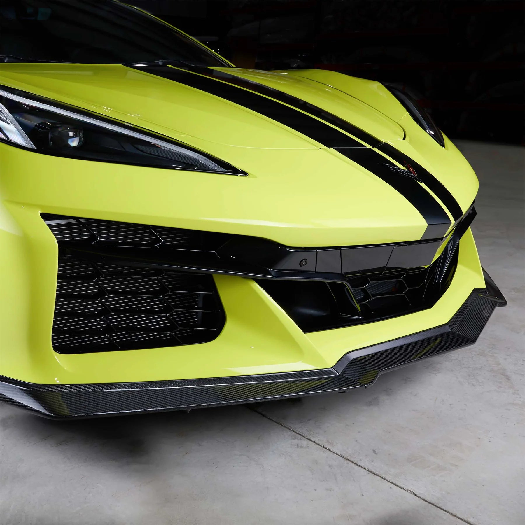 Racing Sport Concepts Z06 Front Splitter | Carbon Fiber | Corvette C8 Z06 & E-Ray