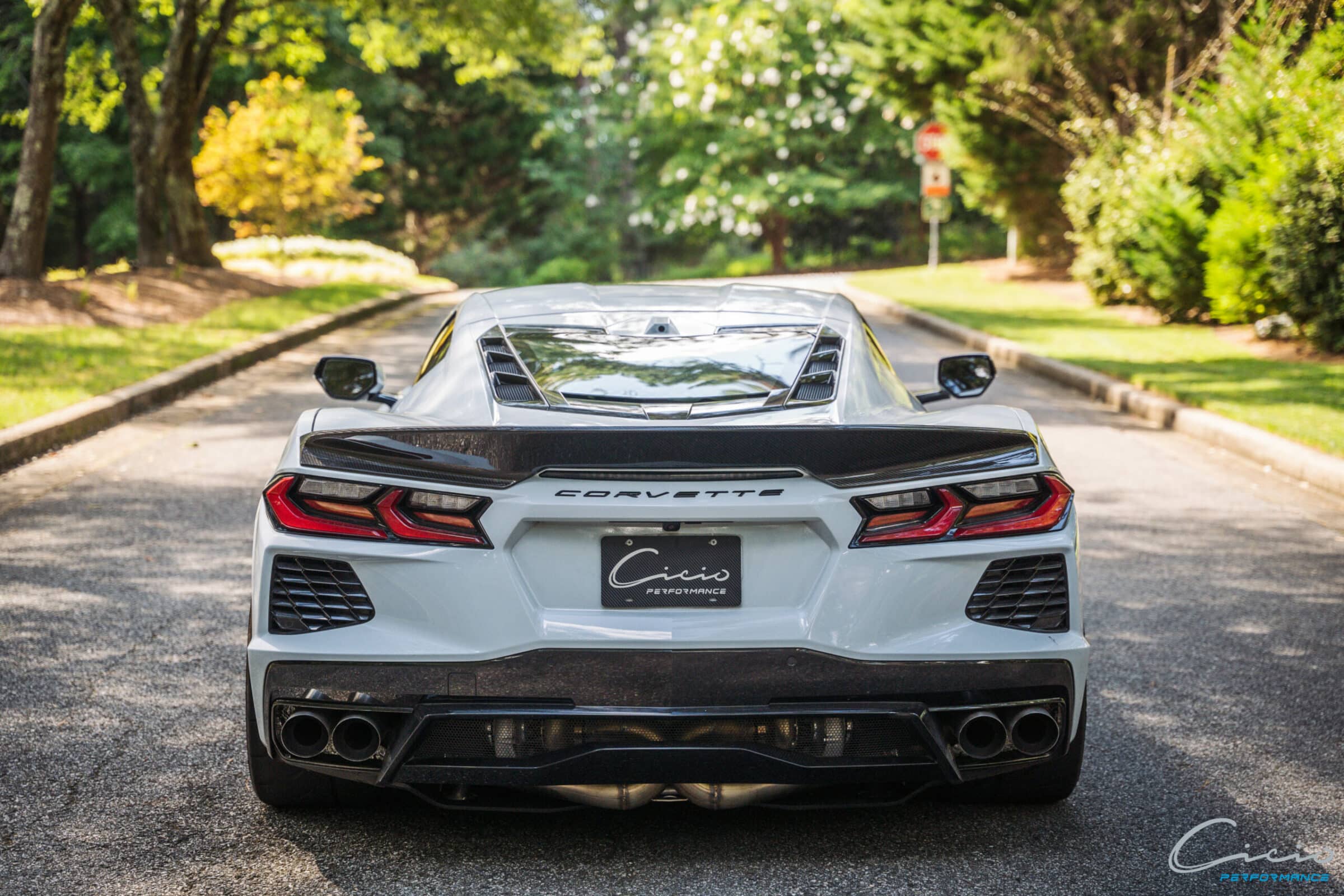 RSC Ducktail Rear Spoiler for Corvette C8 | Cicio Performance