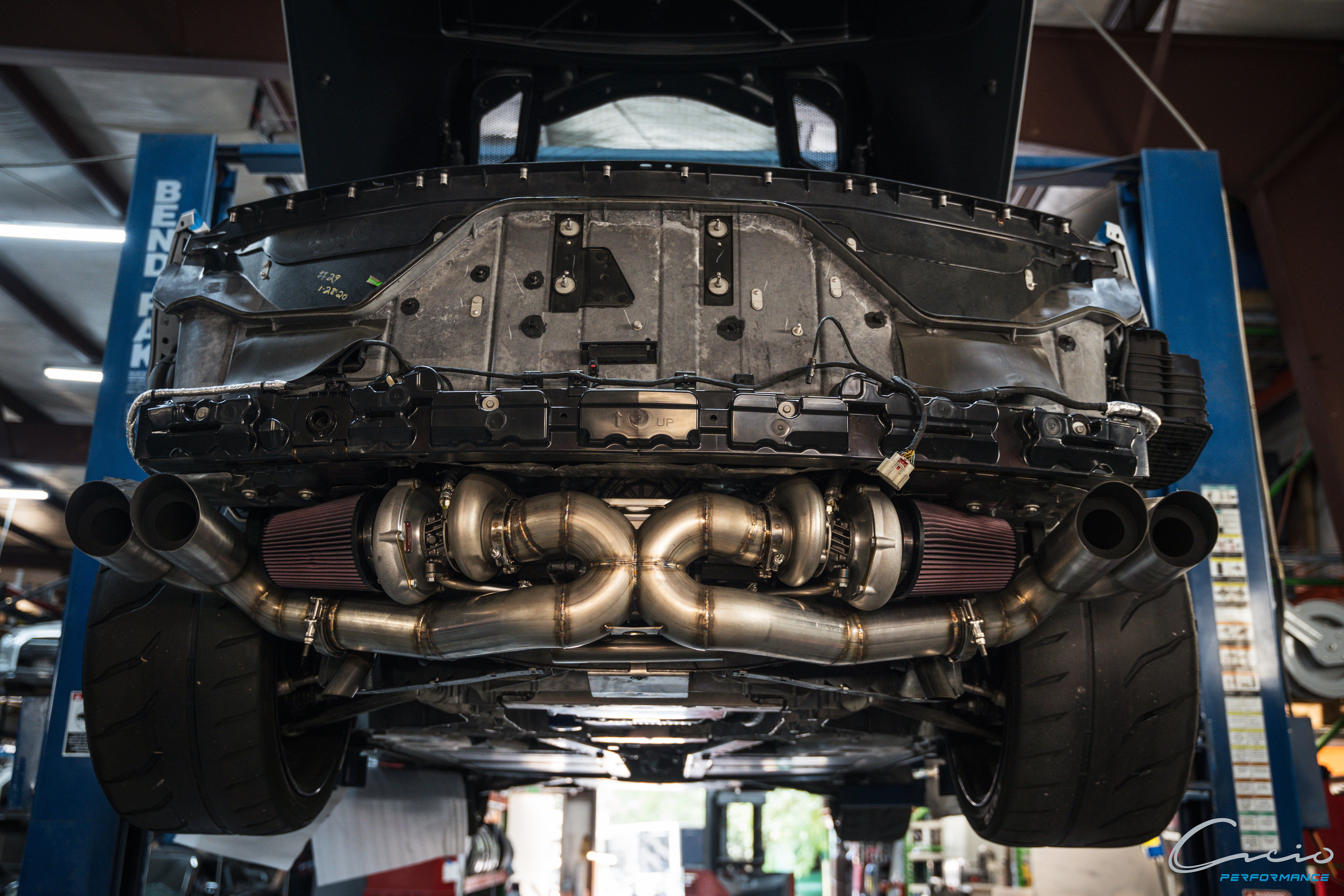 Cicio Performance Twin Turbo Kit - X-Pipe - Corvette C8 2020+