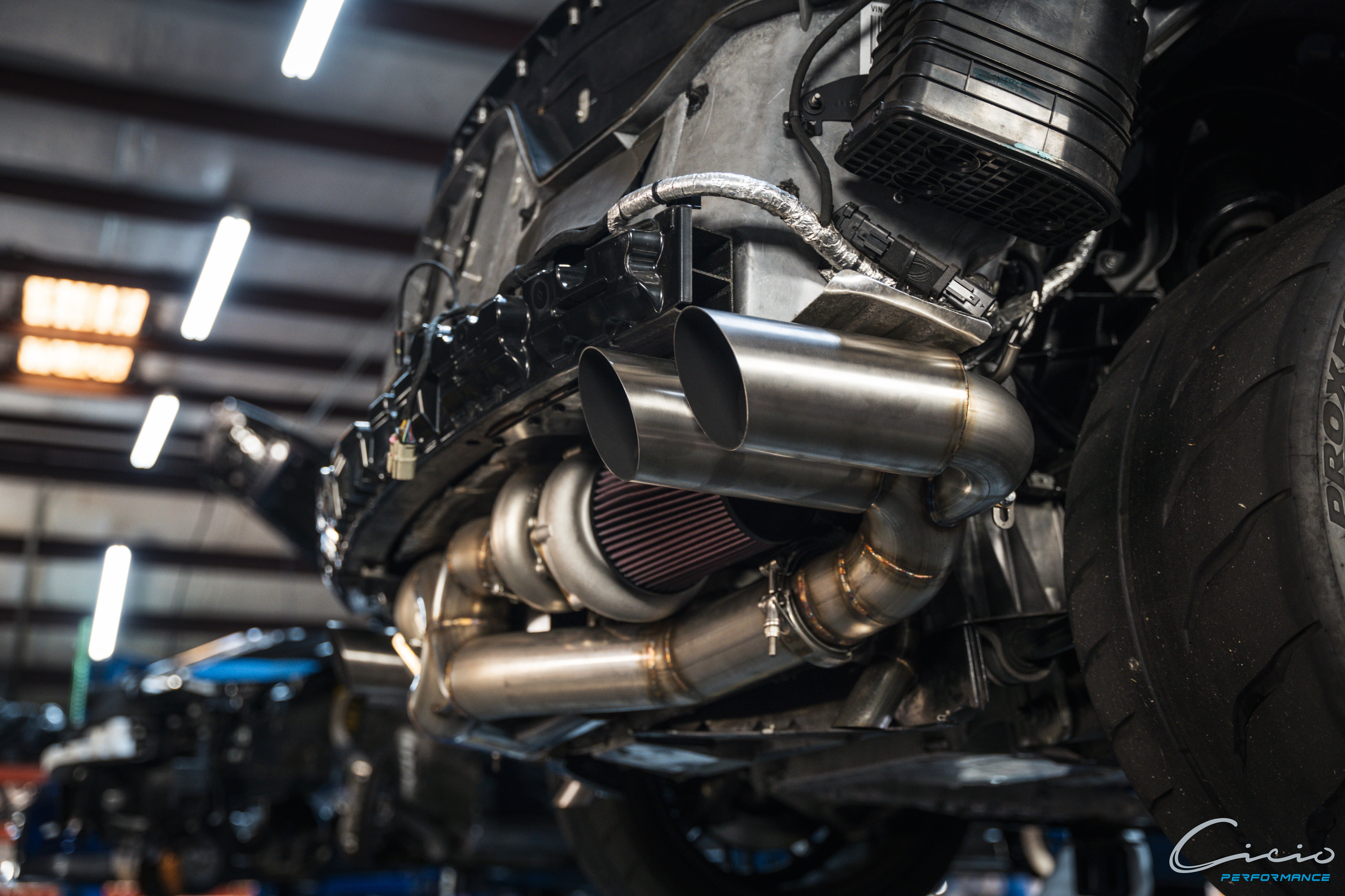 Cicio Performance Twin Turbo Kit - X-Pipe - Corvette C8 2020+