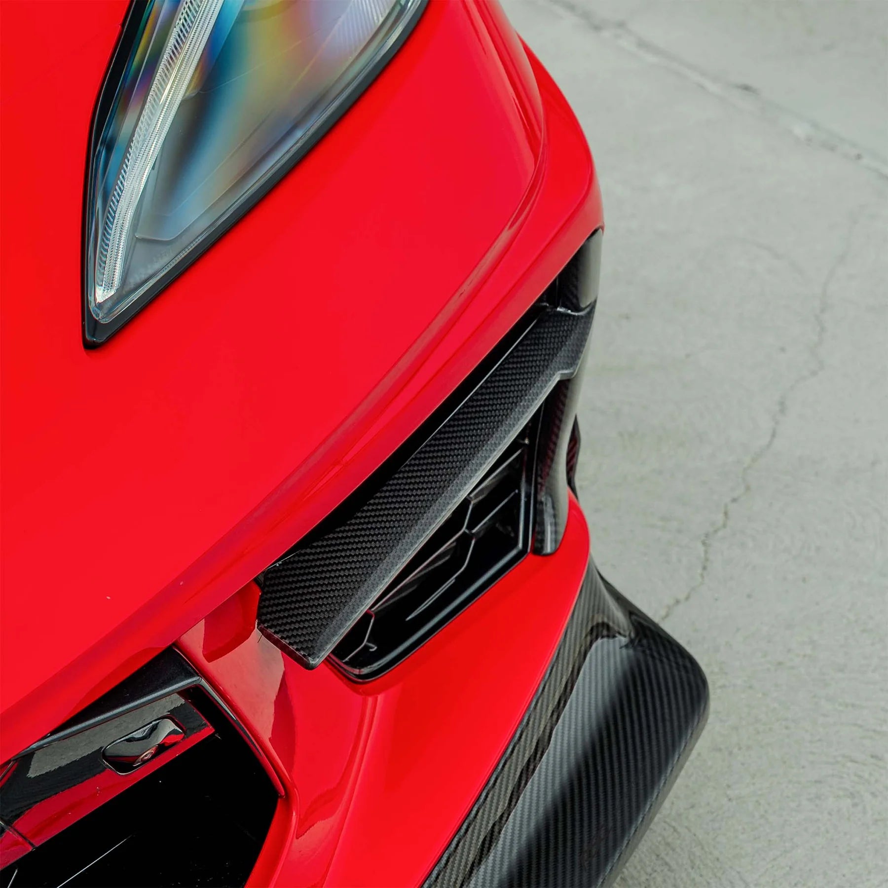 Racing Sport Concepts Front Intake Vents | Carbon Fiber | Corvette C8