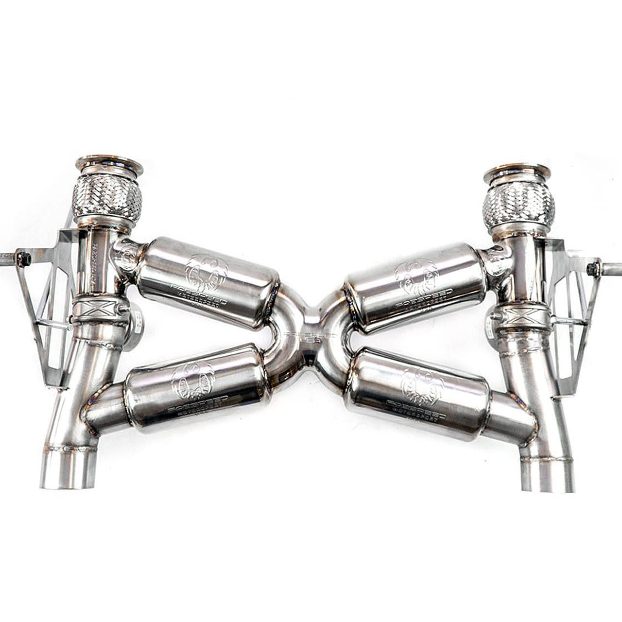 Fabspeed Valved Supersport X-Pipe Exhaust System for Lamborghini Huracan EVO/STO/Sterrato