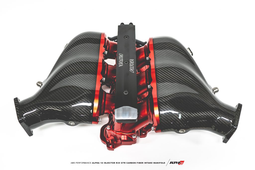 AMS Performance Intake Manifold with Carbon Fiber Plenums - Nissan R35 GT-R 2009+