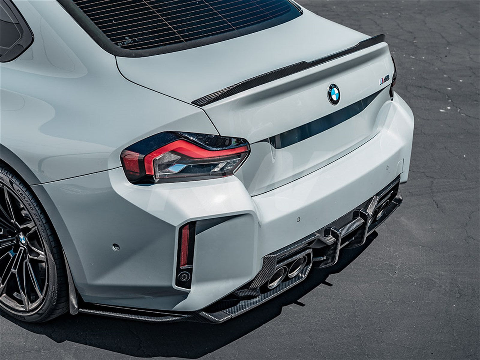 RW Carbon BMW G42 G87 M2 DTM Carbon Fiber Trunk Spoiler