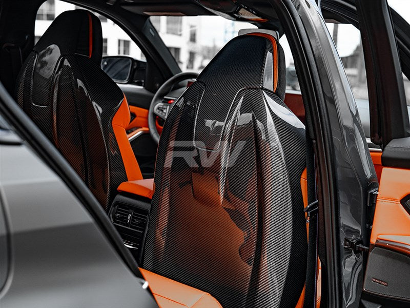 RW Carbon BMW G80 M3 / F93 M8 Carbon Fiber Seat Backs