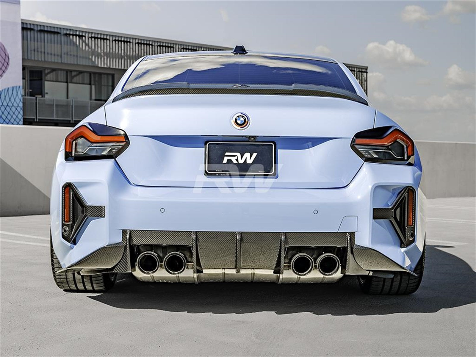 RW Carbon BMW G87 M2 G42 RWS Carbon Fiber Trunk Spoiler