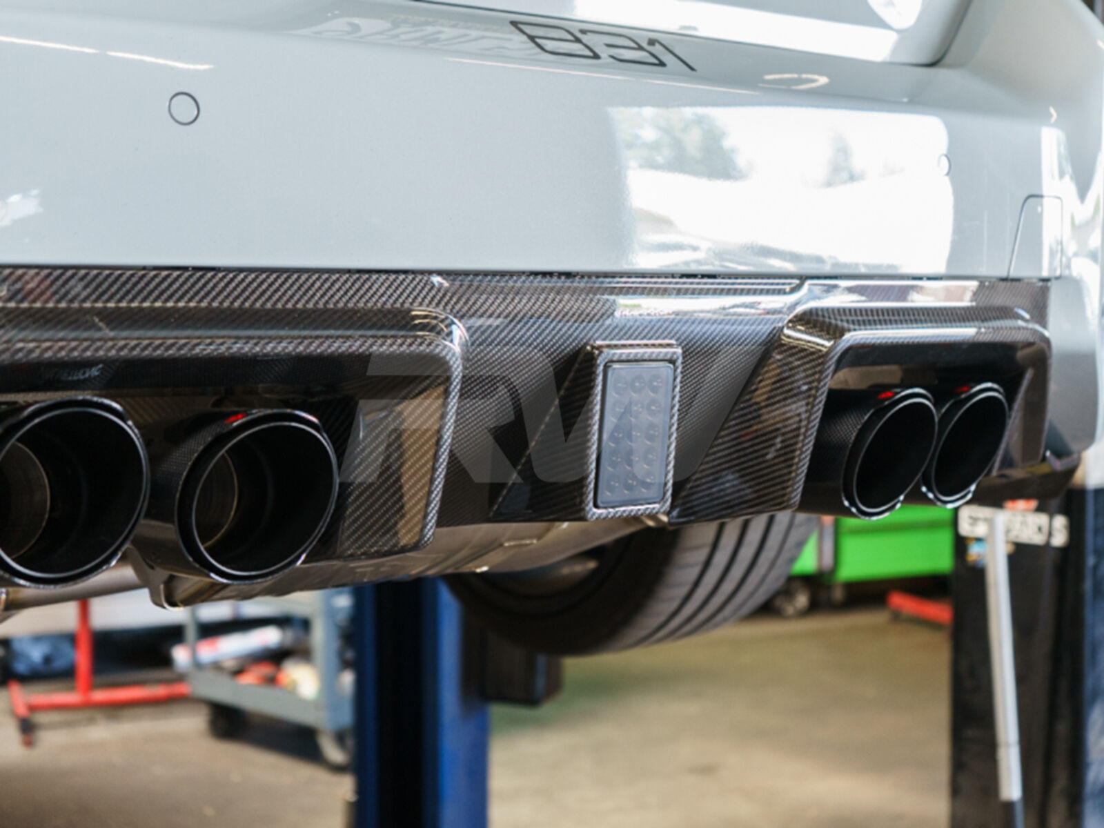 RW Carbon BMW G87 M2 GT Carbon Fiber Diffuser