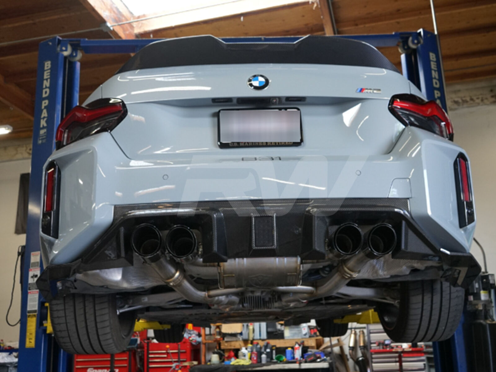 RW Carbon BMW G87 M2 GT Carbon Fiber Diffuser