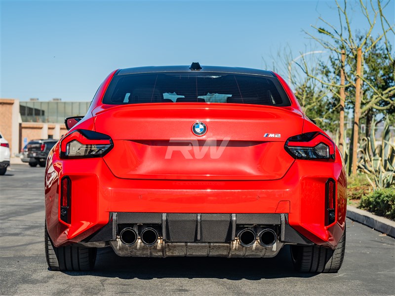 RW Carbon BMW G87 M2 Performance Style Carbon Fiber Diffuser