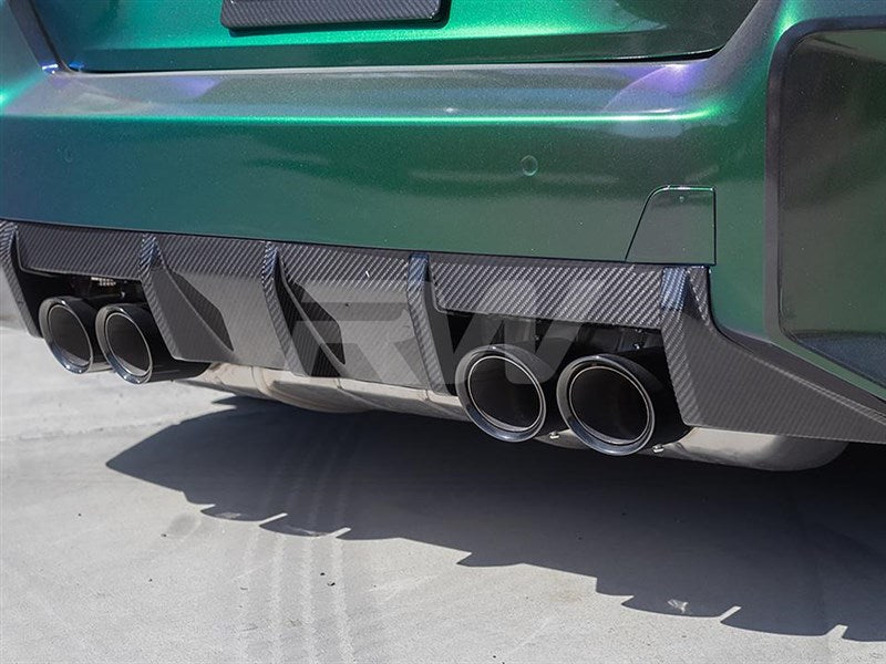 RW Carbon BMW G87 M2 Performance Style Carbon Fiber Diffuser