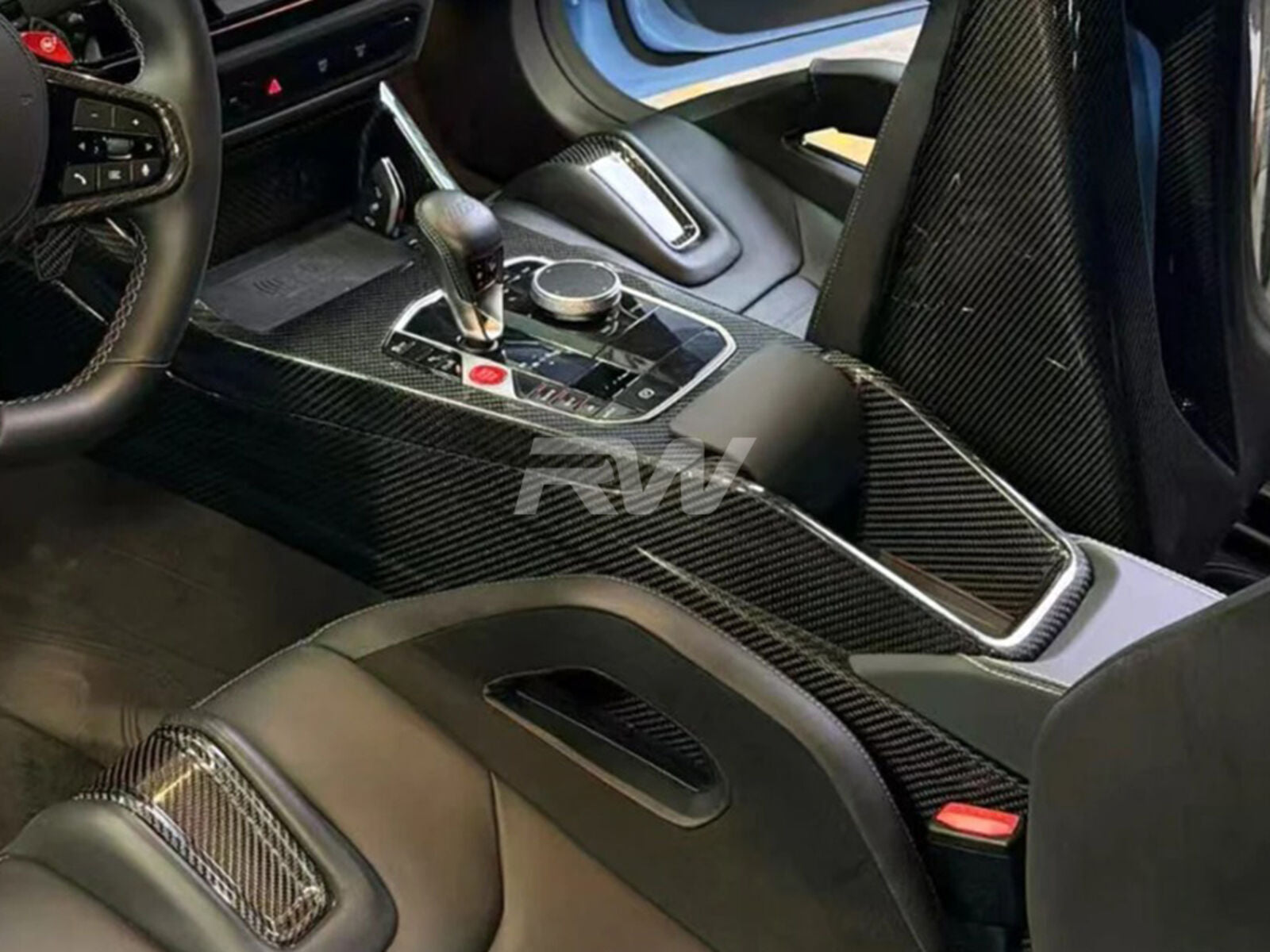 RW Carbon BMW G8X M2 M3 M4 CSL Style CF Center Console