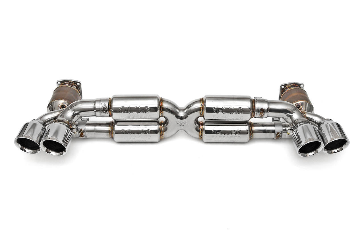 Fabspeed Supersport X-Pipe Exhaust System  for Porsche 991 Turbo / Turbo S