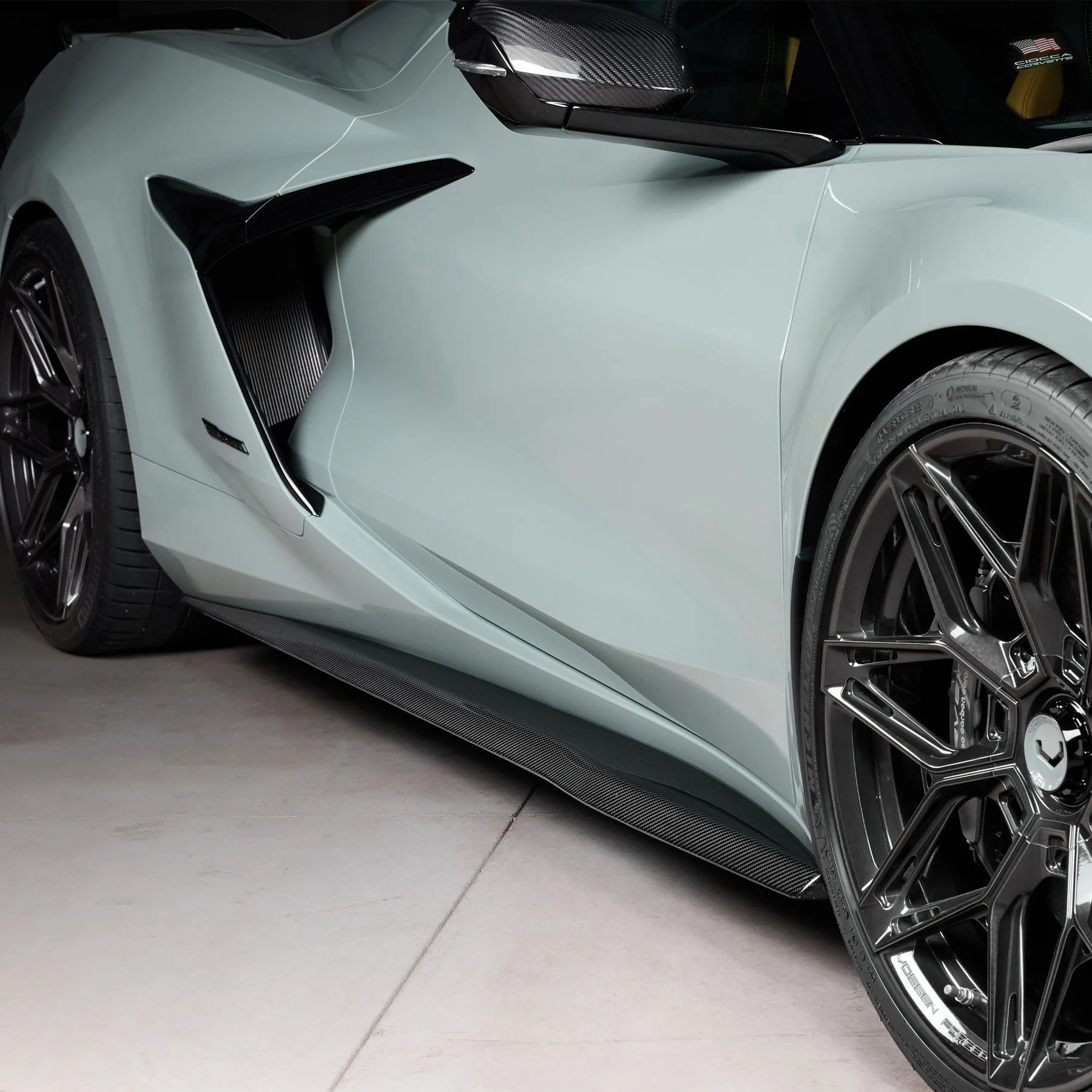 Racing Sport Concepts "GTZ" Side Skirts | Carbon Fiber | Corvette C8 Z06 / E-Ray / ZR1