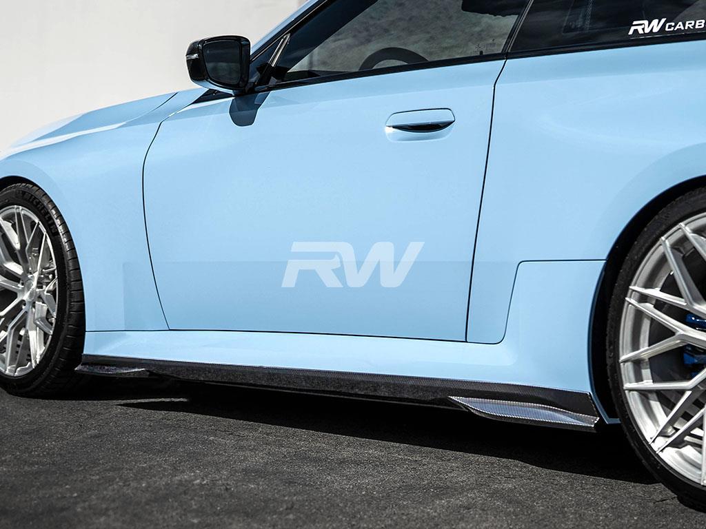 RW Carbon BMW G87 M2 GTX Carbon Fiber Side Skirts